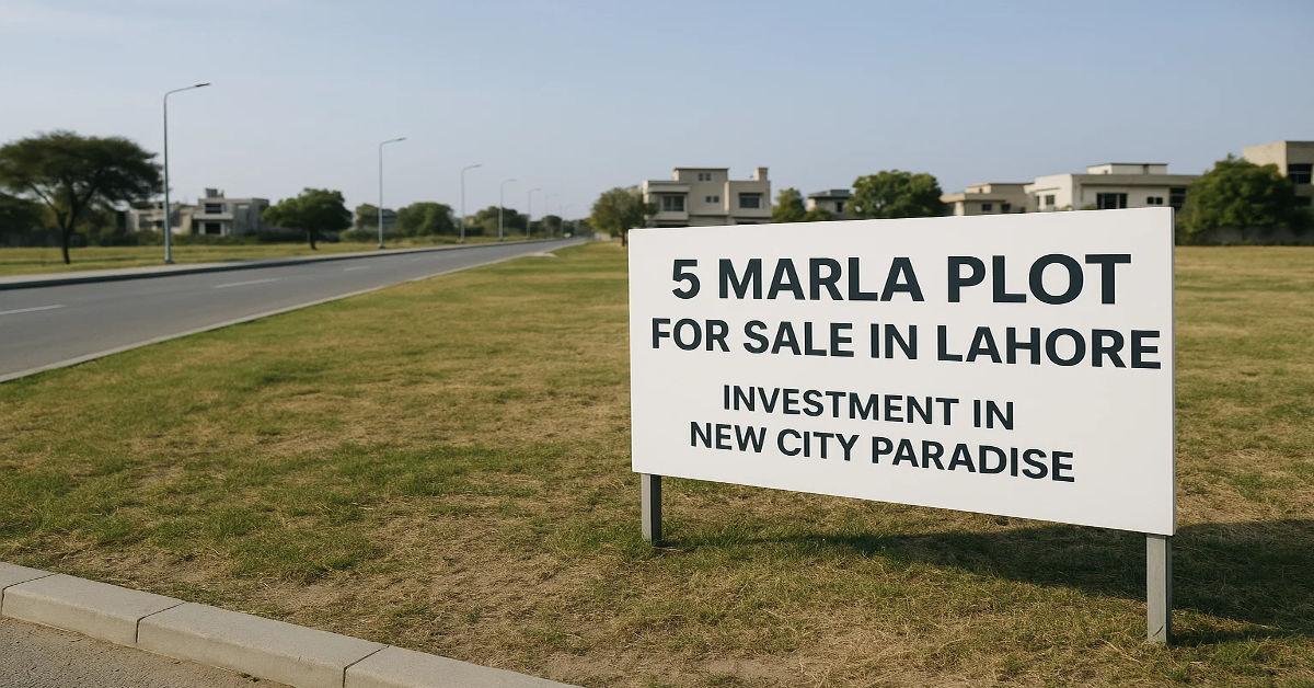 5 Marla Plot for Sale in Lahore