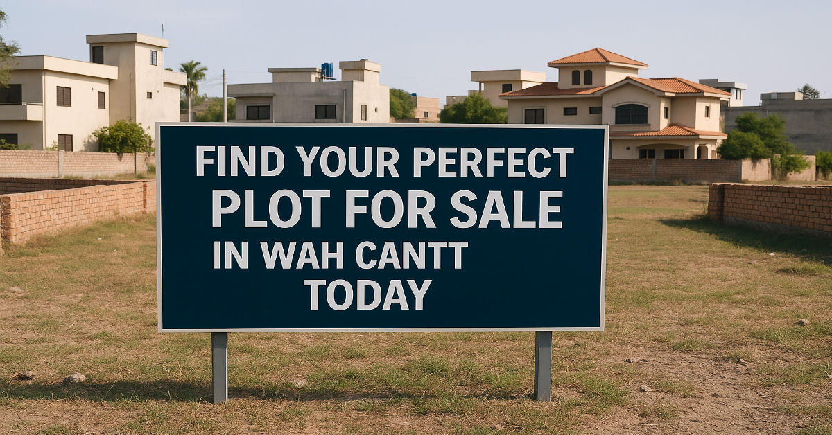 Plot for Sale in Wah Cantt